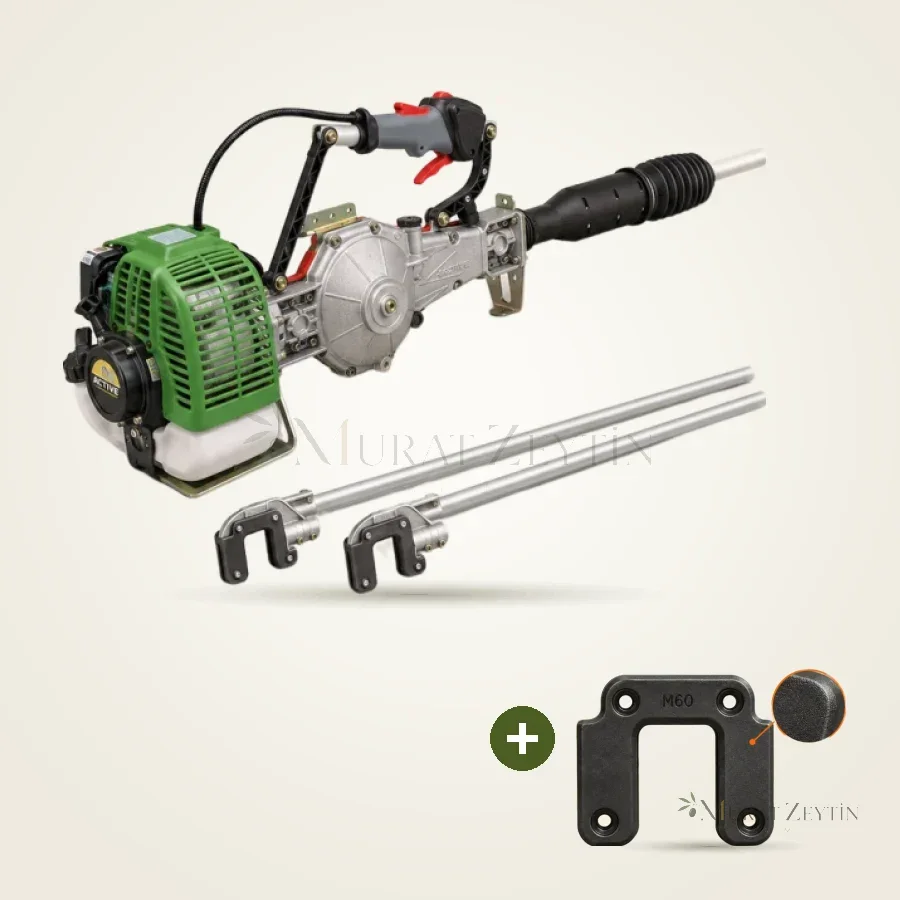 ACTIVE M60 Dar Kancalı Zeytin Hasat Makinesi + Yedek Standart Lastik (Paket)