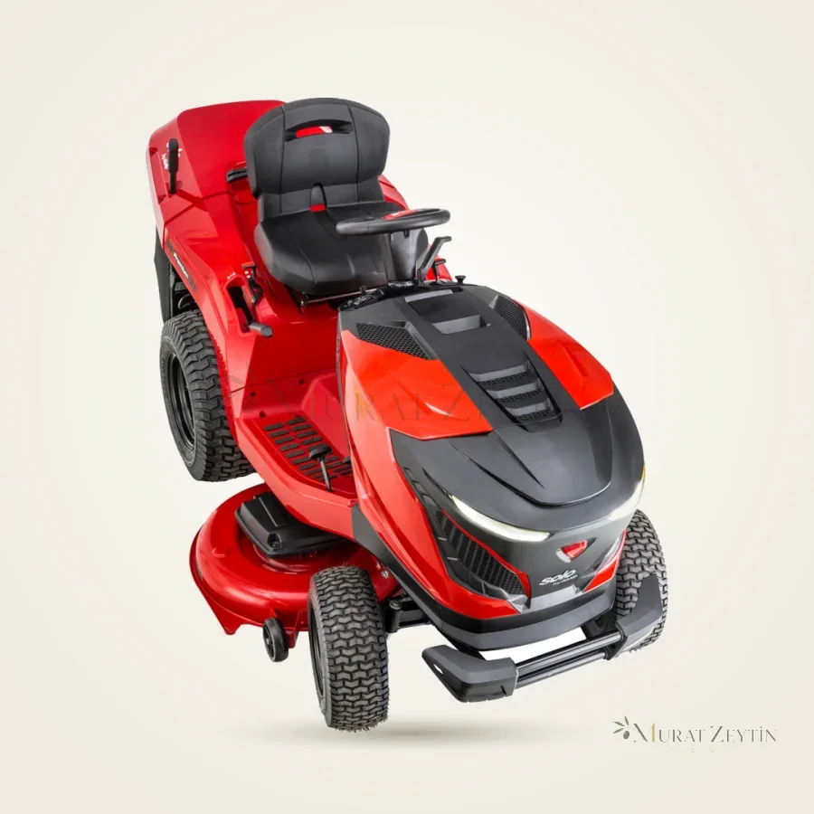 solo® by AL-KO T 24-125.4 HD V2 Premium Çim Biçme Traktörü 125 cm, Briggs & Stratton Intek 8240 görsel 3