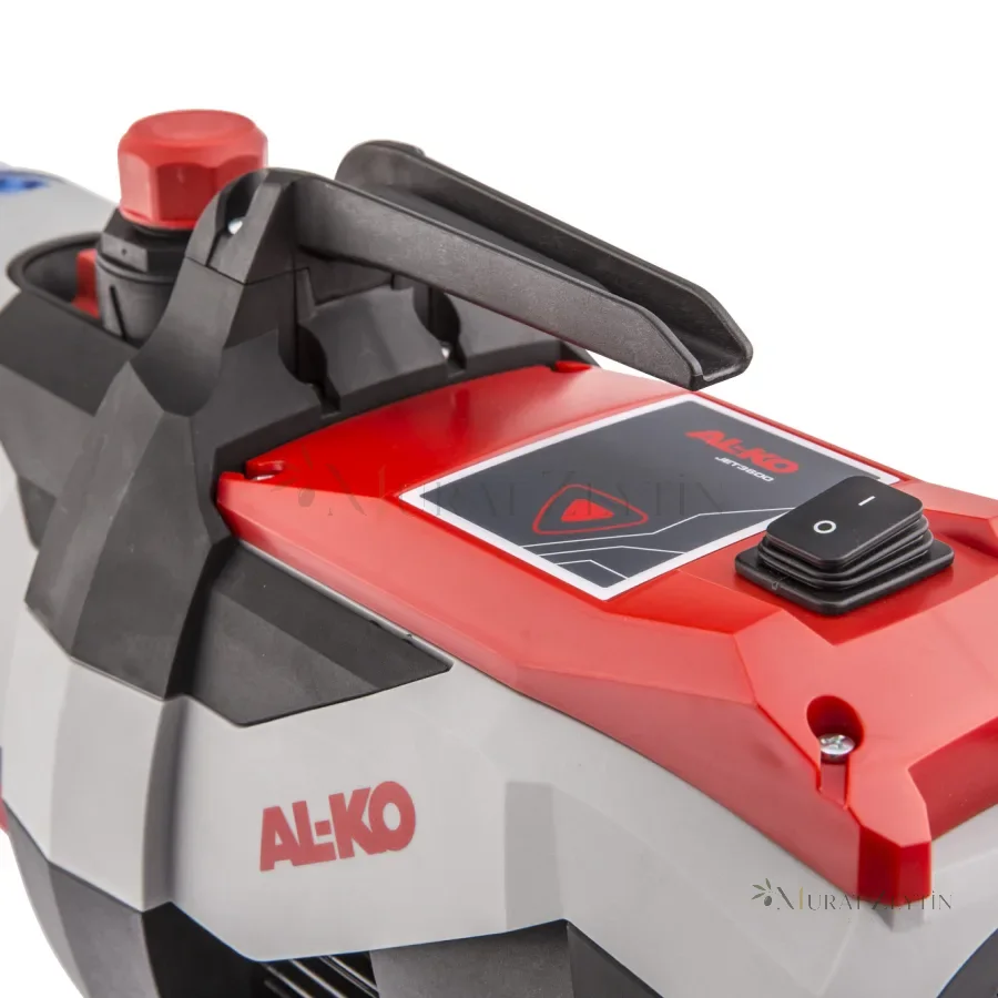 AL-KO Jet 3600 Easy açma-kapama düğmesi ve gövde detayı