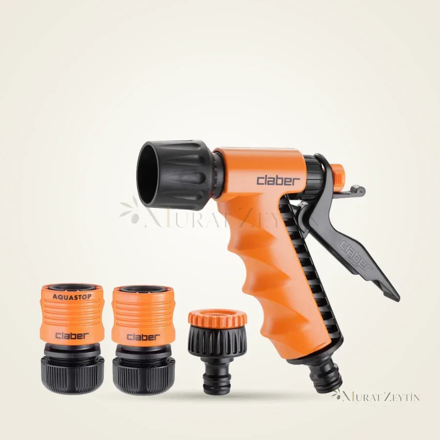 Claber 8551 Ergo Sulama Tabancası Başlangıç Seti 1/2"