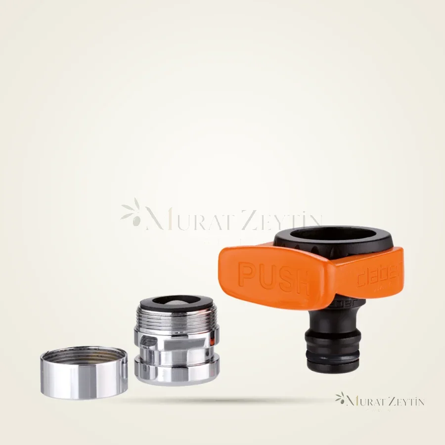 Claber 8587 Hızlı Takılan İç Mekân Musluk Adaptörü 3/4"