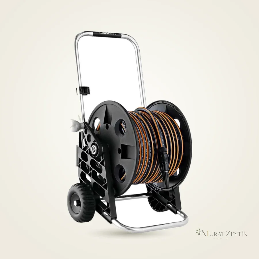 Claber 8864 Kit Pronto 30 Hortum Arabası, 30 m Hortum ve Sulama Setli