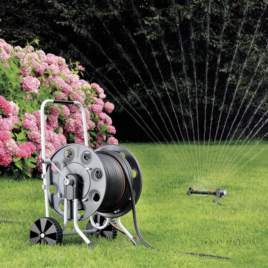 Claber 8894 Metal Gemini Metal Hortum Arabası (130 m) kullanım görseli