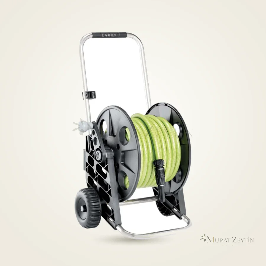 Claber 8985 Genius Compact Pronto Aquaviva 20 Hortum Arabası, 20 m Hortum ve Sulama Setli