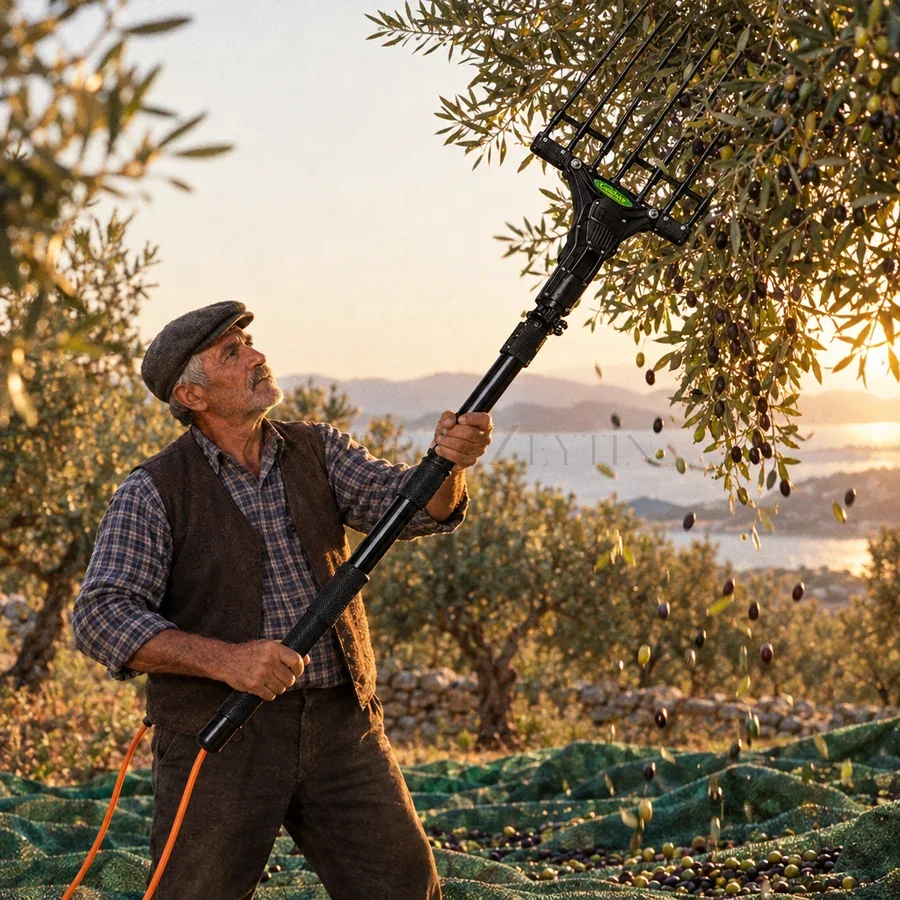 Condere Taraklı Devir Ayarlı Zeytin Hasat Makinesi – zeytinlikte kullanım