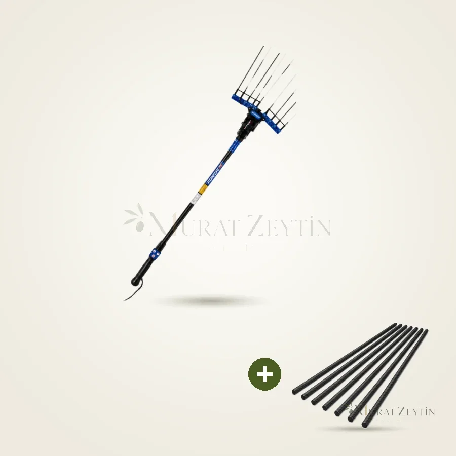 Forza FRZ2400 Zeytin Hasat Makinesi + 8'li Tam Set Çubuk