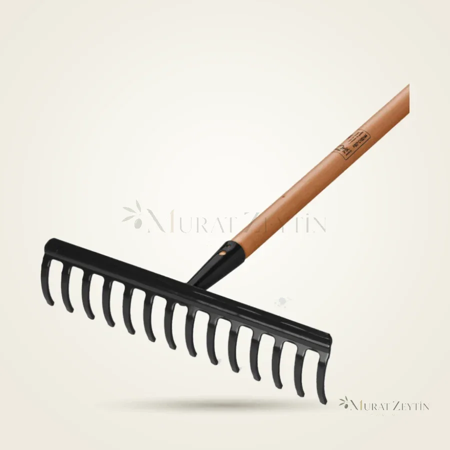 HANDY 200414150 Çim ve Yaprak Tırmığı 14 Parmaklı 35 cm, 150 cm Saplı
