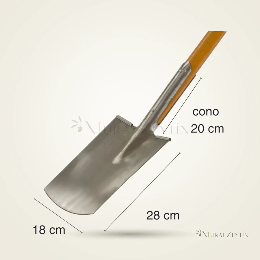 HANDY 20895T Kare Bel Küreği Çelik, T Saplı 95 cm