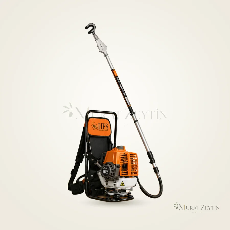 HFS Sırt Tipi 63 cc 3,1 HP Motorlu Profesyonel Zeytin Silkeleme ve Hasat Makinesi