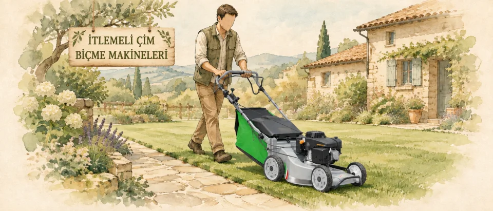 İtlemeli Çim Biçme Makineleri