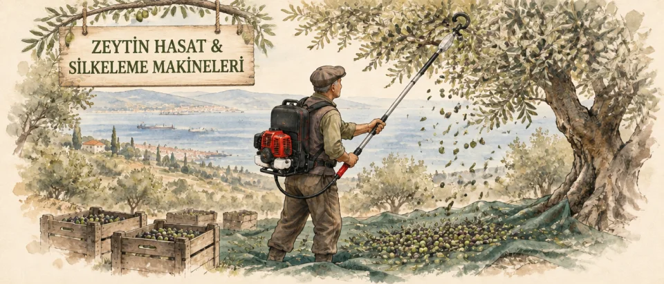 Zeytin Hasat & Silkeleme Makineleri