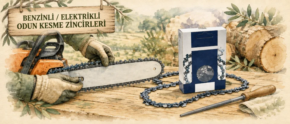Benzinli / Elektrikli Odun Kesme Zincirleri