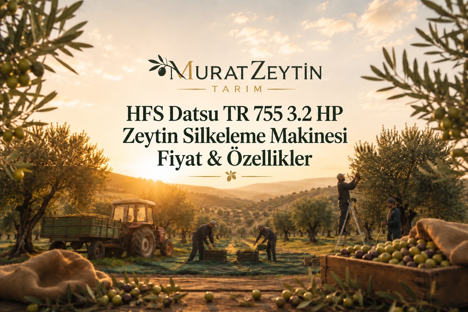 HFS Datsu TR 755 3.2 HP Zeytin Silkeleme Makinesi | Fiyat & Özellikler