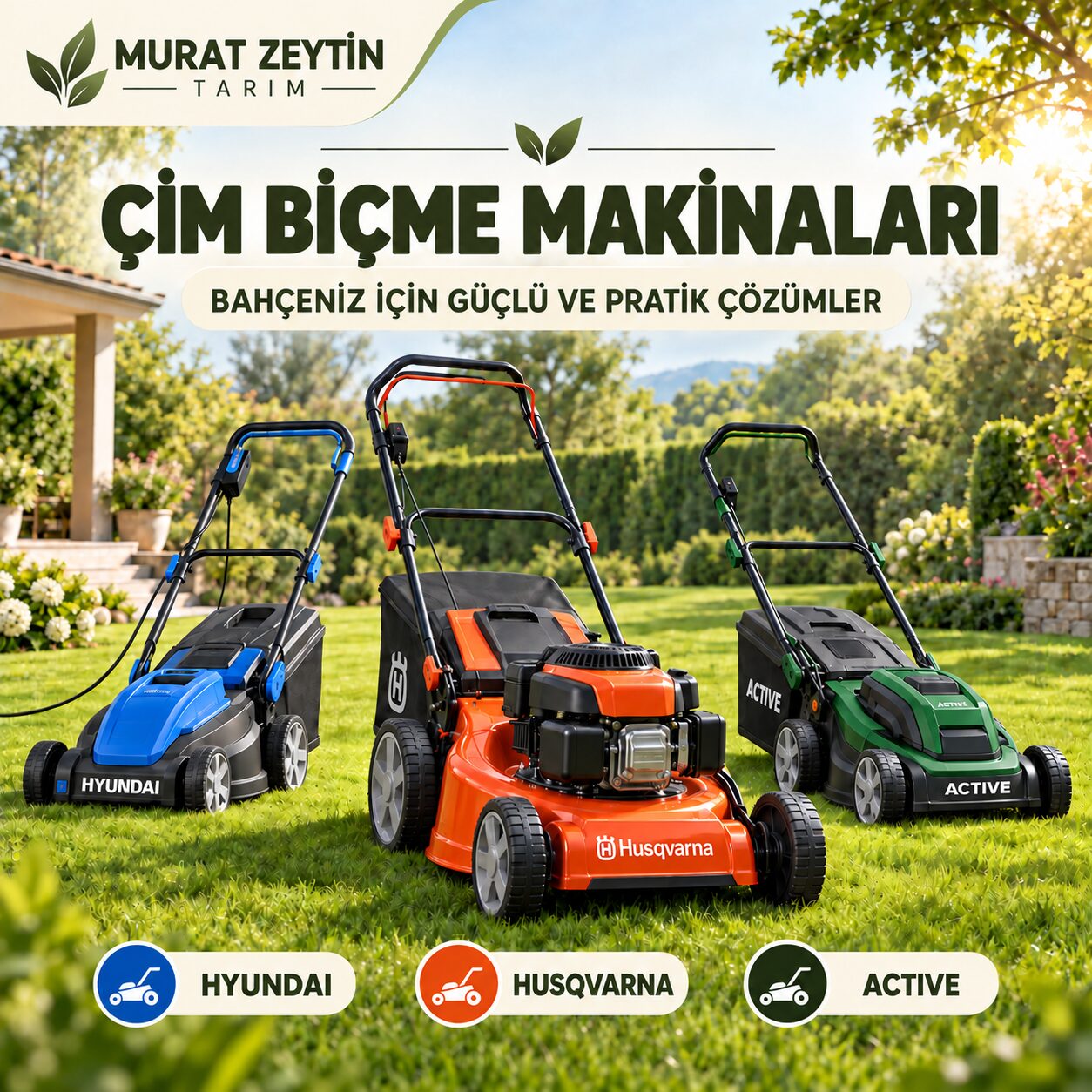 Çim Biçme Makineleri