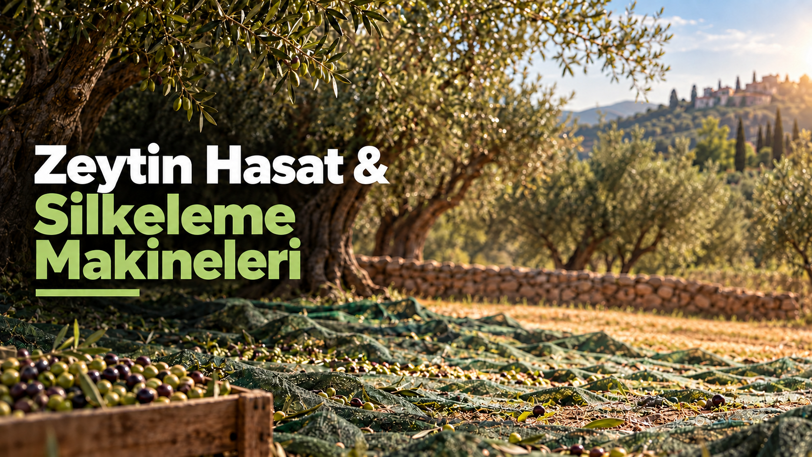 Zeytin Hasat & Silkeleme Makineleri