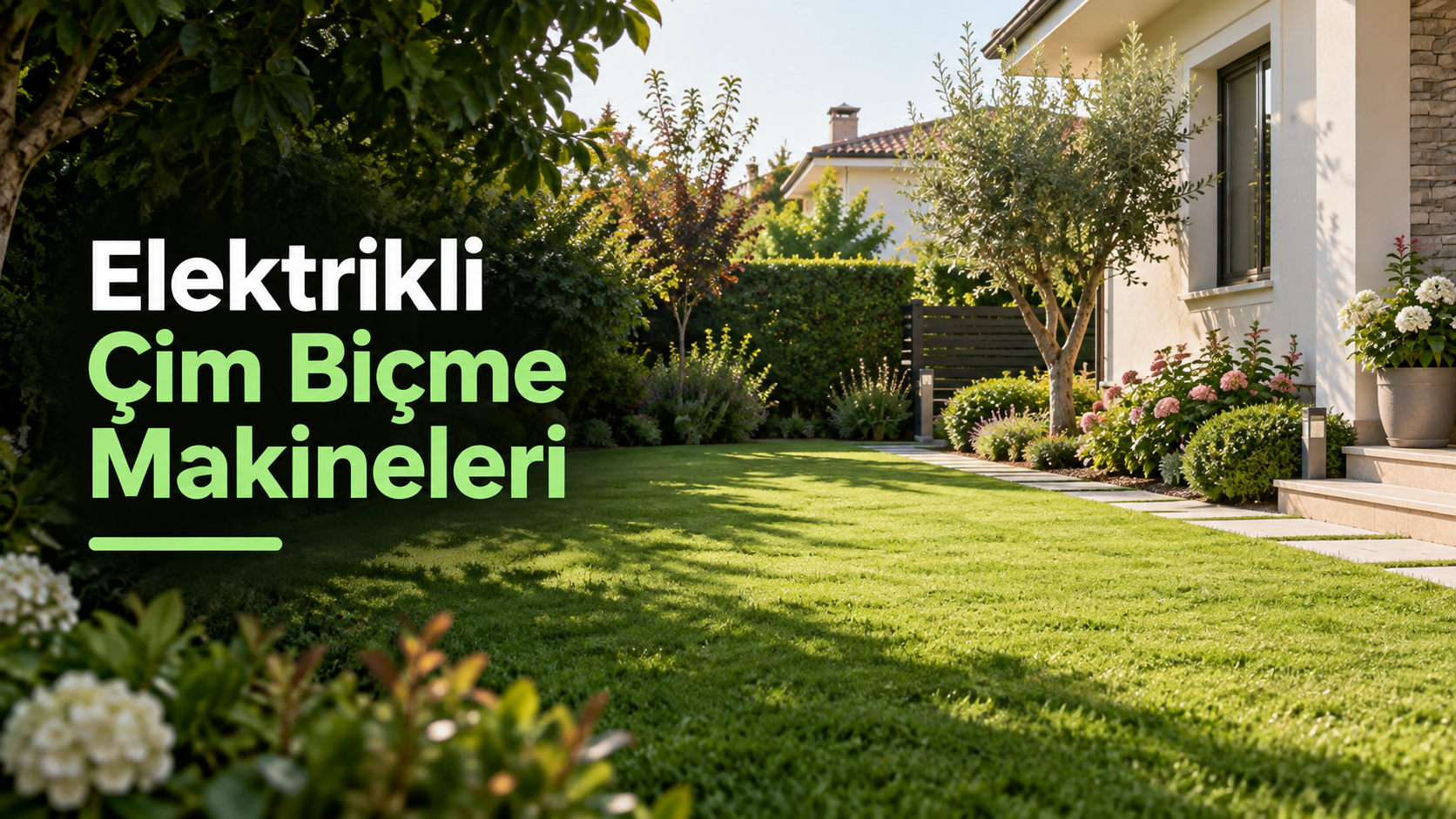 Elektrikli Çim Biçme Makineleri