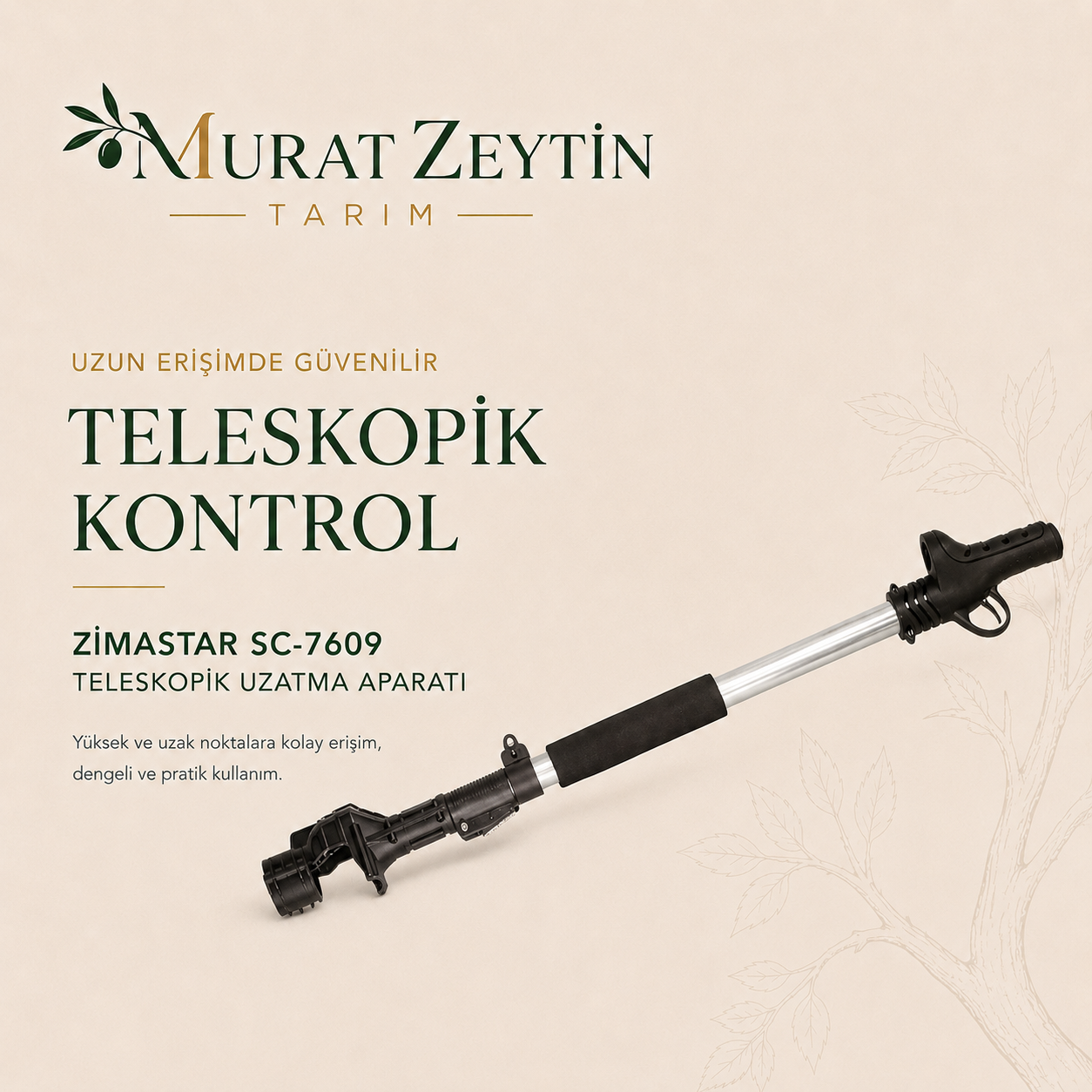 ZİMASTAR SC-7609 Teleskopik Uzatma Aparatı