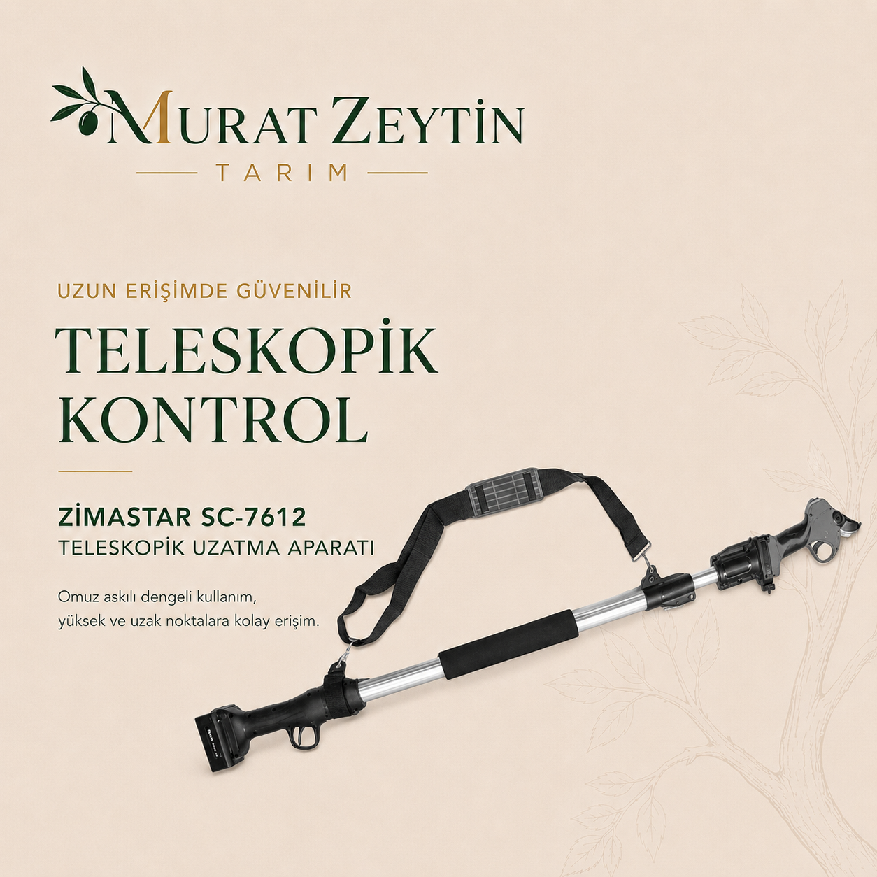 ZİMASTAR SC-7612 Teleskopik Uzatma Aparatı