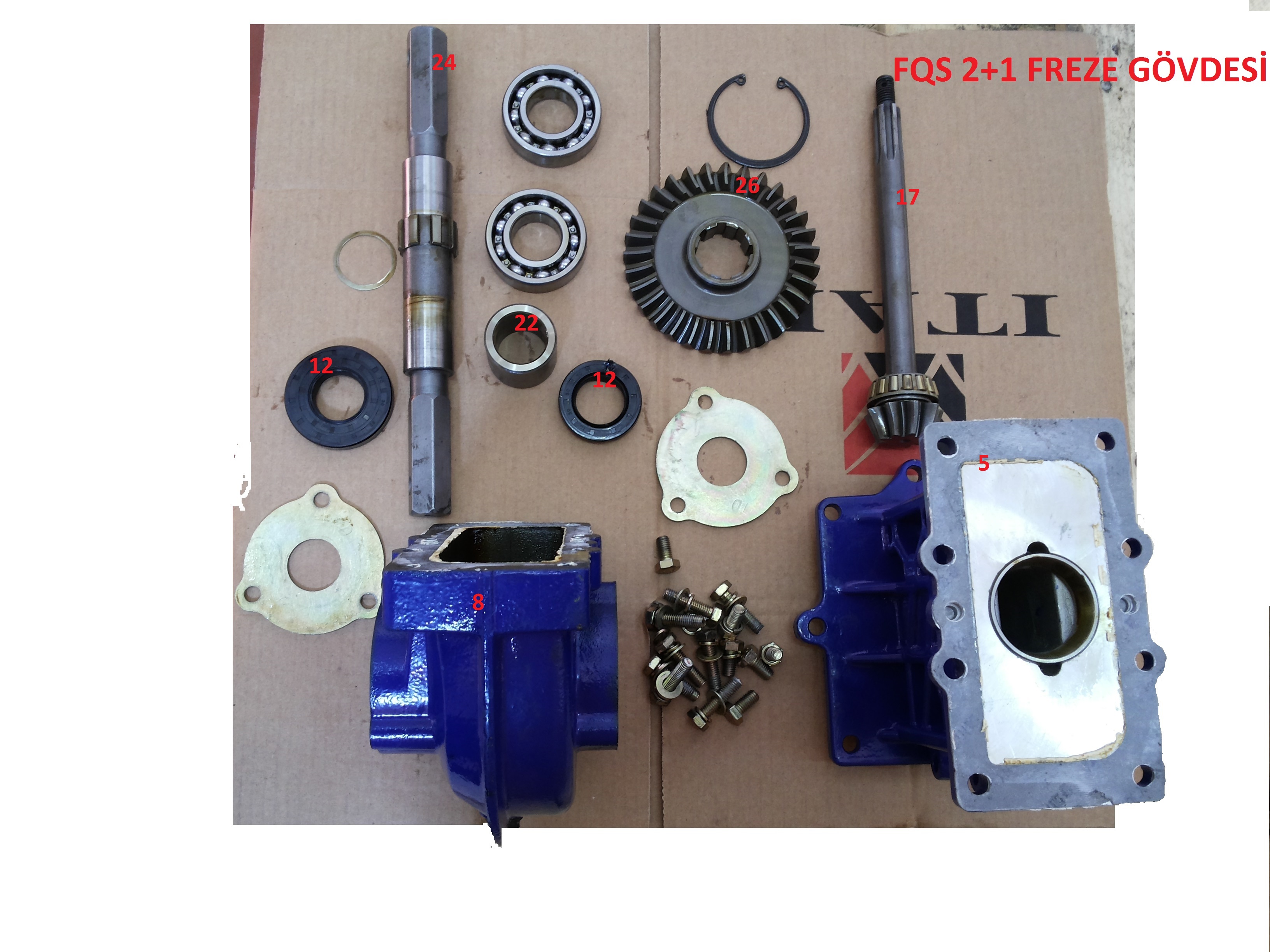 FREZE GÖVDESİ HC105FQS KOMPLE eski model