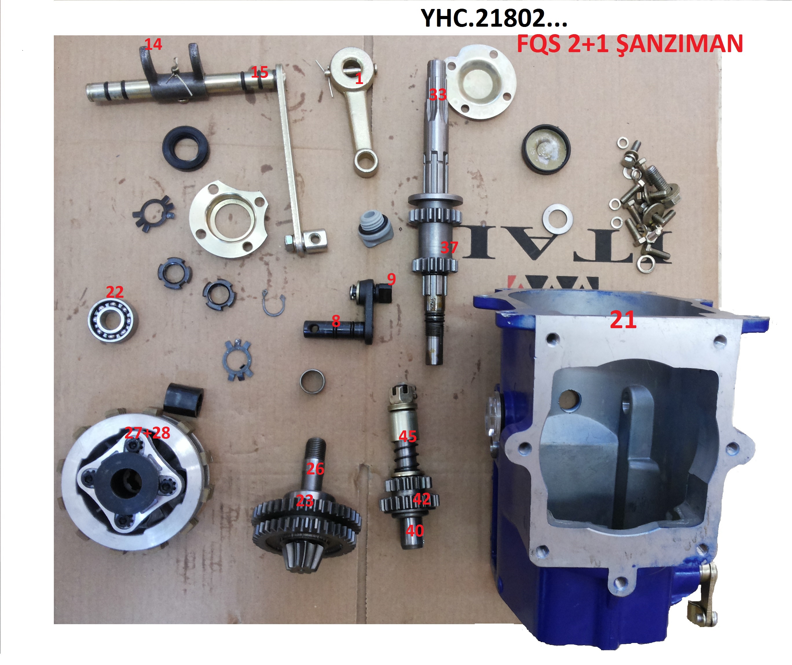 ŞANZIMAN HC105FQS KOMPLE 2+1 BENZİNLİ